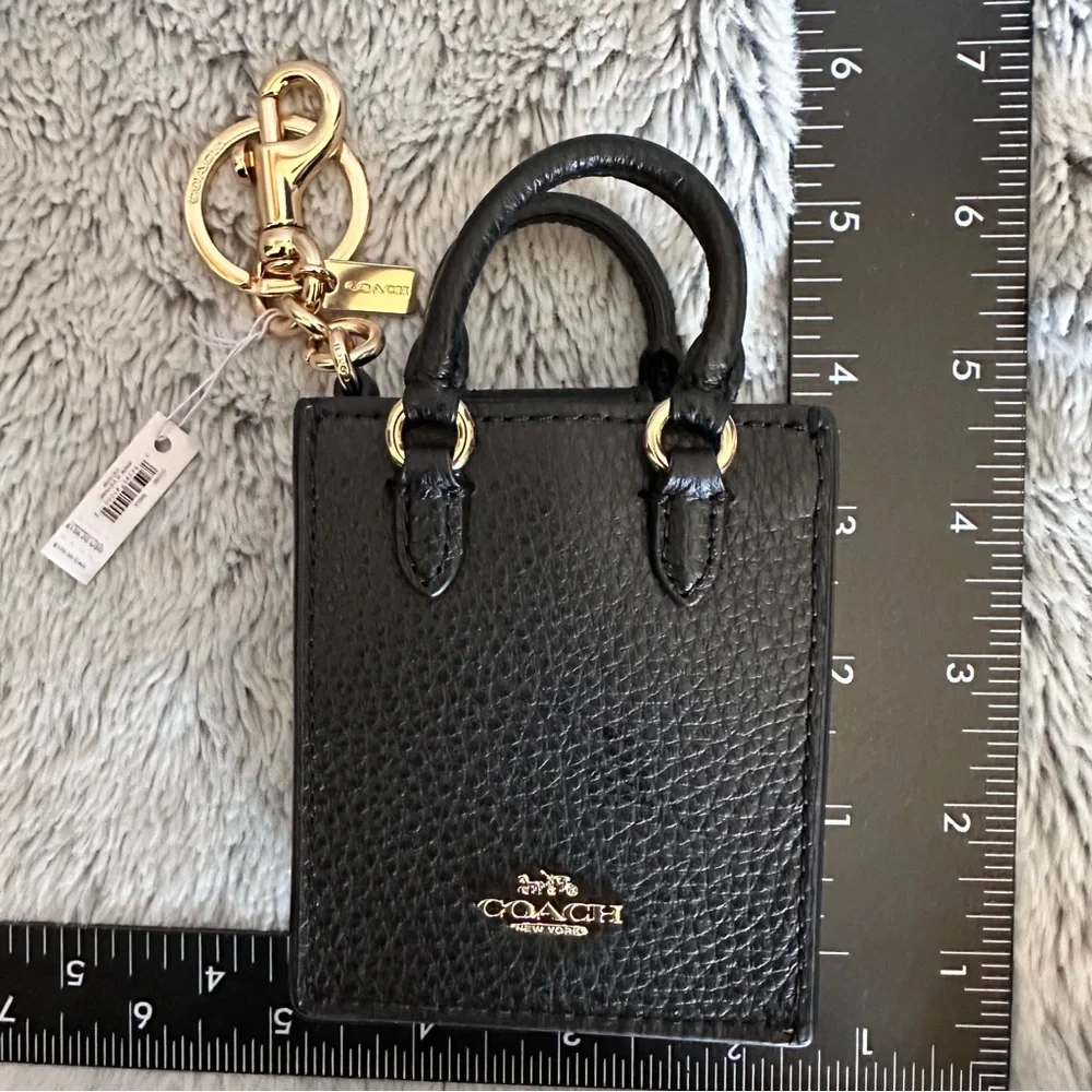 Coach N/S Mini Tote Bag Charm Keychain CU280 NWT - Picture 14 of 14